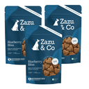 Zazu & Co Blueberry Bliss Natural Dog Treats – 150 g | Human Grade, Gluten-Free, Vegetarian | Slow-Baked | No Preservatives, Salt or Sugar