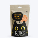 Kittos Purr-Fect Chicken Jerky Strips Cat Treats – 35 g | High Protein