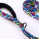 Zazu & Co Premium Webbing Dog Leash – 145 cm | Printed Patterns | Mesh-Padded Handle | Metal D-Ring