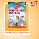 Simple Solution Disposable Diapers L-XL: 46-69cm, 12pcs.