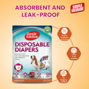 Simple Solution Disposable Diapers L-XL: 46-69cm, 12pcs.
