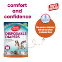 Simple Solution Disposable Diapers L-XL: 46-69cm, 12pcs.