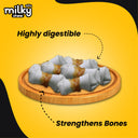 Milky Chew Cheese & Chicken Bones, 10 pieces