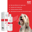 Soft Care Skin Balance Shampoo for Dogs & Cats – 300 ml | Controls Oiliness, Reduces Flaking & Deeply Moisturises