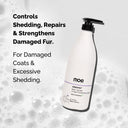 Moe Puppy Keratin Plus Pet Shampoo for Repair and Strengthening Damaged Fur| Natural Pet Shampoo Made with Plant Based Ingredients | Sulfate & Paraben Free, pH Balanced for Pets (900 ML)