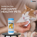Petkin Jumbo Eyewipes 80 Wipes