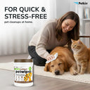 Petkin Mega Value Oatmeal Petwipes 200 Wipes