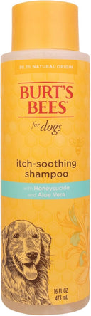 Burt's Bees Dog Shampoo for Itchy Skin | Honeysuckle & Honey | pH-Balanced | 95%+ Natural | No Sulphates | 473 ml