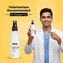 Moe Puppy Anti Tick Spray (100 ml) for Pets, Natural, Long-Lasting Protection, with Lemongrass, Citronella, Eucalyptus, Rosemary Oils, Aloe Vera Extract | for Dogs and Cats | Tick Repellant