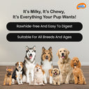 Novee Milky Chew Goat Milk Mini Bones, 500 gm.