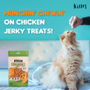 Kittos Chicken Jerky Strips Cat Treat, 35 gm