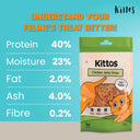 Kittos Chicken Jerky Strips Cat Treat, 35 gm