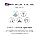Moe Puppy Keratin Plus Pet Shampoo for Repair and Strengthening Damaged Fur| Natural Pet Shampoo Made with Plant Based Ingredients | Sulfate & Paraben Free, pH Balanced for Pets (300 ML)