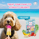 Pup Ice Rocket Lollies, Yoghurt Strawberry & Banana Flavour, 2 Pcs 90g