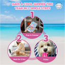 Pup Ice Rocket Lollies, Yoghurt Strawberry & Banana Flavour, 2 Pcs 90g