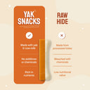 Zazu & Co Pumpkin Himalayan Yak Chew for Dogs | Long-Lasting Natural Chew | High-Protein, Gluten-Free & Grain-Free | No Preservatives