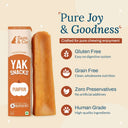 Zazu & Co Pumpkin Himalayan Yak Chew for Dogs | Long-Lasting Natural Chew | High-Protein, Gluten-Free & Grain-Free | No Preservatives