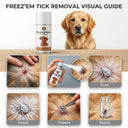 Aromatree Freeze'em Tick Remover Spray – 120 ml | Instant Freezing Action | Non-Toxic & Insecticide-Free | For Dogs & Cats