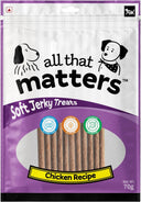 All That Matters Chicken Jerky Dog Treats – 70 g | Grain-Free, High-Protein | No Preservatives | Soft Training Snacks