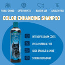 Bio-Groom Ultra Black Colour Enhancing Shampoo for Dogs – 355 ml | Pearlescent Brighteners | Intensifies Black, Charcoal & Dark Coats