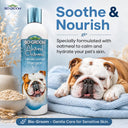 Bio-Groom Natural Oatmeal Soothing Shampoo for Dogs – 355 ml | pH-Balanced, Biodegradable Formula