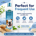 Bio-Groom Natural Oatmeal Soothing Shampoo for Dogs – 355 ml | pH-Balanced, Biodegradable Formula