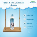 Bio-Groom Groom 'N Fresh Odor Eliminating Shampoo for Dogs – 355 ml | Sulfate-Free, Conditioning Formula
