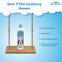 Bio-Groom Groom 'N Fresh Odor Eliminating Shampoo for Dogs – 355 ml | Sulfate-Free, Conditioning Formula