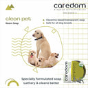 Caredom Clean Pet Neem Dog Soap – 75 g | Transparent Glycerine Bar | Neem & Aloe Vera | Antifungal, Antibacterial & Paraben-Free