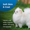 Pet-Ag Fresh 'n Clean Whitening Snowy-Coat Shampoo for Dogs – 18 oz | Vanilla Scent | Blue Pearlescent Formula | Removes Yellowing Without Bleaching