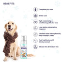 Lozalo Easy Foam Rinse Free Dry Shampoo for Dogs & Cats – 150 ml | Waterless, Sulphate-Free Formula with Shikakai Extract & Aloe Vera