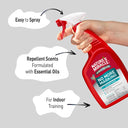 Nature's Miracle Advanced Platinum No More Marking for Dogs – 709 ml | Discourages Repetitive Marking | Essential Oil Repellent Scent