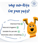 Odo-Rite Pet Area Freshener - 200ml | Natural Odor Remover Spray for Pet Bedding, Cages, Home & Multi-Surfaces