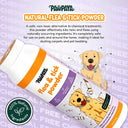 Pawpaya Flea & Tick Control Powder for Dogs & Cats – 100 g | Neem-Based | Natural, Non-Toxic & Chemical-Free