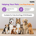Pawpaya Flea & Tick Control Powder for Dogs & Cats – 100 g | Neem-Based | Natural, Non-Toxic & Chemical-Free