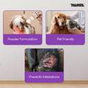 Pawpaya Flea & Tick Control Powder for Dogs & Cats – 100 g | Neem-Based | Natural, Non-Toxic & Chemical-Free