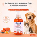 Nutrabone Salmon Oil Supplement for Dogs & Cats – 300 ml | Norwegian Salmon, Omega 3 & 6 | Supports Healthy Skin, Shiny Coat & Immunity