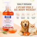 Nutrabone Salmon Oil Supplement for Dogs & Cats – 300 ml | Norwegian Salmon, Omega 3 & 6 | Supports Healthy Skin, Shiny Coat & Immunity