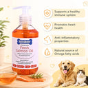 Nutrabone Salmon Oil Supplement for Dogs & Cats – 300 ml | Norwegian Salmon, Omega 3 & 6 | Supports Healthy Skin, Shiny Coat & Immunity