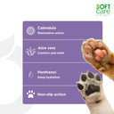 Soft Care Pet Glove Paw Protection Lotion for Dogs & Cats – 50 g | Repairs, Moisturises & Protects Dry Cracked Paws