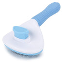 Clean Pets Self Cleaning Slicker Brush for Dogs & Cats | One-Click Hair Removal | Deshedding Brush for Small, Medium & Large Pets
