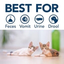 Simple Solution Cat Extreme Stain & Odour Remover – 1L | 3X Pro-Bacteria & Enzyme Formula | Removes Urine, Feces & Vomit