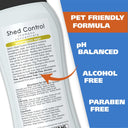 Wahl Shed Control Shampoo for Dogs – 700 ml | Lemongrass & Sage, Reduces Shedding & Dander