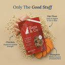 Zazu & Co Chicken & Sweet Potato Dog Treats – 150 g | Human Grade, High-Protein, Gluten-Free | Slow-Baked | No Preservatives, Salt or Sugar