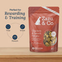 Zazu & Co Chicken & Sweet Potato Dog Treats – 150 g | Human Grade, High-Protein, Gluten-Free | Slow-Baked | No Preservatives, Salt or Sugar