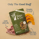 Zazu & Co Lamb Chops Natural Dog Treats – 150 g | Human Grade, High-Protein, Gluten-Free | Slow-Baked | No Preservatives, Salt or Sugar