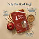 Zazu & Co Nuts for Apples Natural Dog Treats – 150 g | Just 3 Ingredients | Human Grade, Gluten-Free, Vegetarian | Low-Calorie | No Preservatives