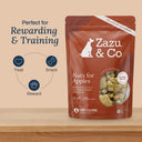 Zazu & Co Nuts for Apples Natural Dog Treats – 150 g | Just 3 Ingredients | Human Grade, Gluten-Free, Vegetarian | Low-Calorie | No Preservatives