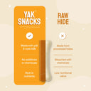 Zazu & Co Mango Himalayan Yak Chew for Dogs | Long-Lasting Natural Chew | High-Protein, Gluten-Free & Grain-Free | No Preservatives