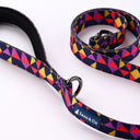 Zazu & Co Premium Webbing Dog Leash – 145 cm | Printed Patterns | Mesh-Padded Handle | Metal D-Ring